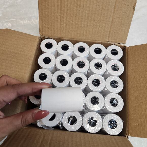 Zebra ZD41022-D0E00EZ 203dpi DT USB BT w Box of Thermal Paper Rolls - Picture 12 of 12